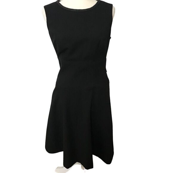 Anne Klein Black Sleeveless Dress size 10 fit and flare - Picture 11 of 11